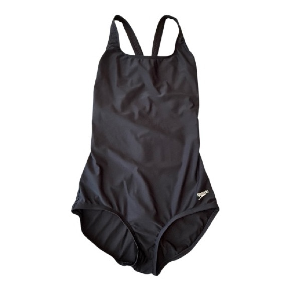 Speedo Women’s Black PowerFLEX One Piece Swimsuit Size 8L - Picture 1 of 9